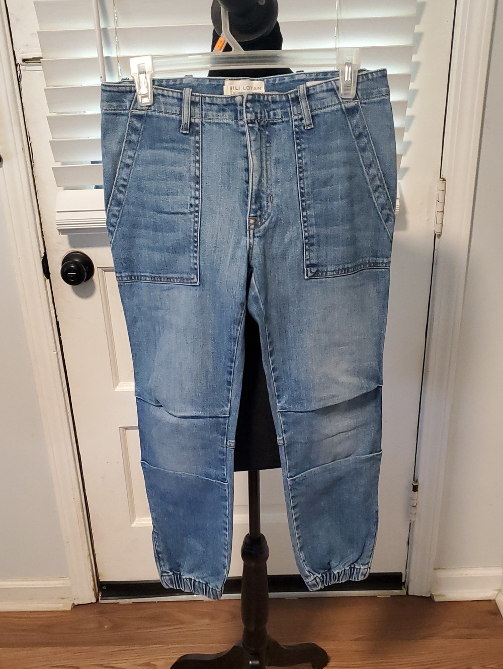 Nili Lotan Light Blue Cropped Ankle Jeans